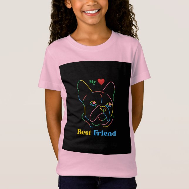 Min bästa vän T-shirt - Firar Vänskap wi (Framsida)