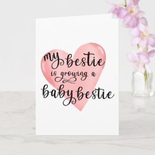 Min bästa väninna är gravid Personlig kort