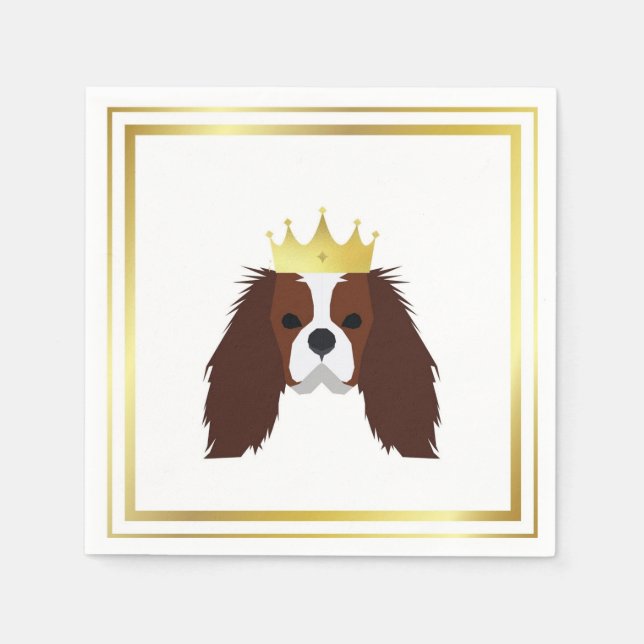 MIN BÄSTA VÄNNSAMLING: "QUEENY" PAPPERSSERVETT (Framsidan)