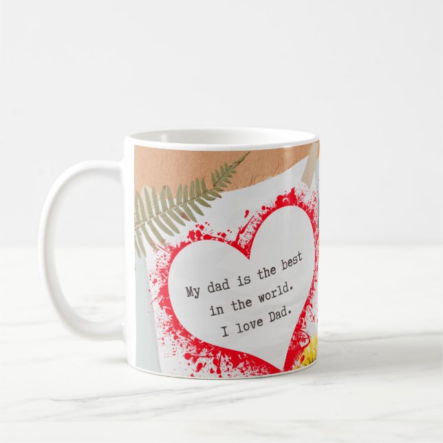 Min bäste Pappa Kaffemugg (Vänster)
