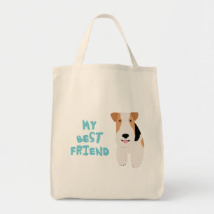 Min bäste vän Wire Fox-terrier Tygkasse
