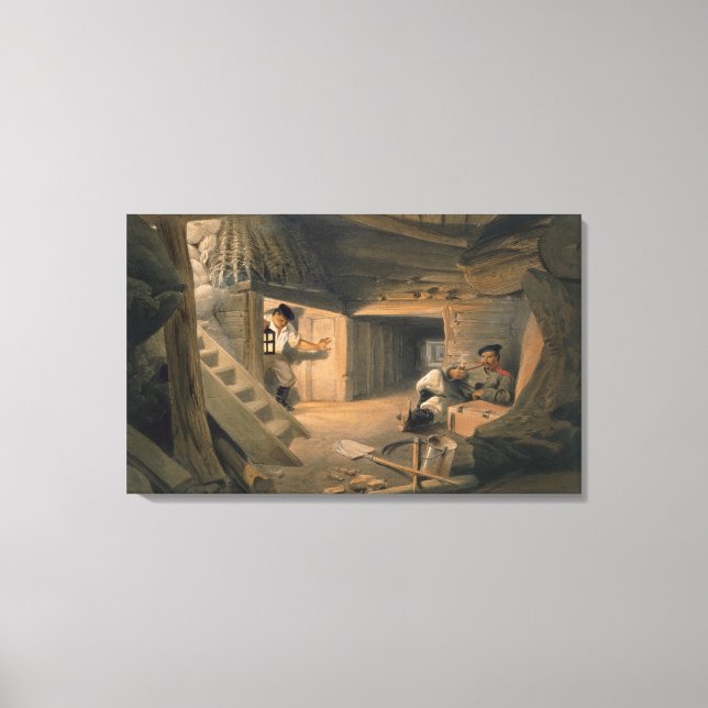 Min Bastion du Mat, plåt från sätet o Canvastryck (Framsida)