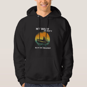 Min båt går inte på tack hoodie