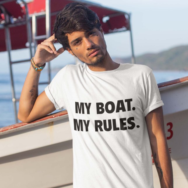Min båt. Min Regler. Tee Shirt (Skapare uppladdad)