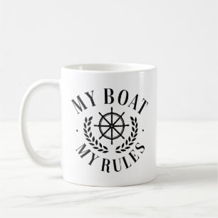 Min båt mitt Regler Kaffemugg