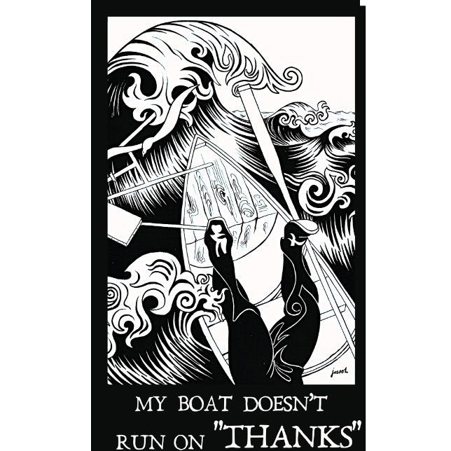 Min båt Springa inte tack T Shirt (Skapare uppladdad)