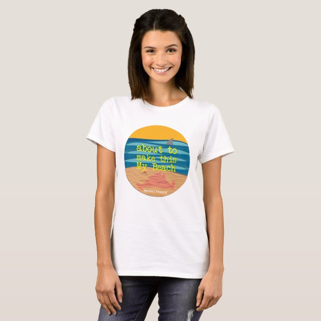 Min Beach! Martha's Vineyard Dam Tee (Hel framsida)