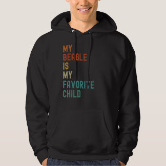 Min beagle är min favorit. Rolig hund Älskare, bar Hoodie