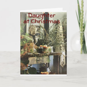 MIN BEAUTIFUL DAUGHTER GÖR CHRISTMAS MERRIER-KORT KORT