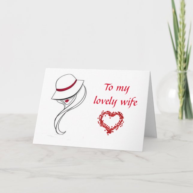 MIN **BEAUTIFULL WIFT** PÅ VÅRT ÅRSDAGAR KORT (Framsida)