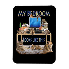 Min Bedroom ser ut så här Magnet