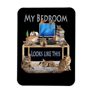 Min Bedroom ser ut så här Magnet
