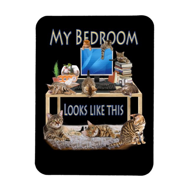 Min Bedroom ser ut så här Magnet (Vertikal)