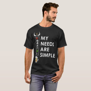min behov är enkla bikert-skjortor t shirt