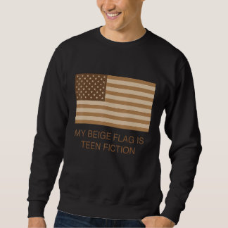 Min Beige-Flagga Tonåring fektion Lång Ärmad Tröja