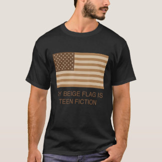 Min Beige-Flagga Tonåring fektion T Shirt