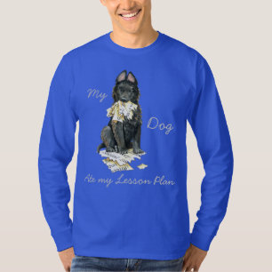Min belgiska Sheepdog åt min kurs planerar Tee Shirt