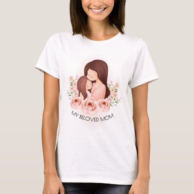 Min Beloved Mamma T Shirt (Framsida)