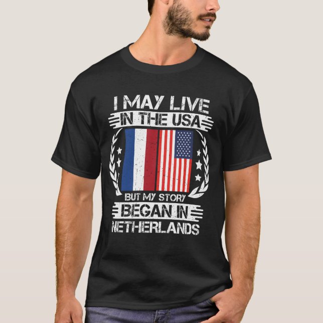Min berättelse Began i Nederländerna T Shirt (Framsida)