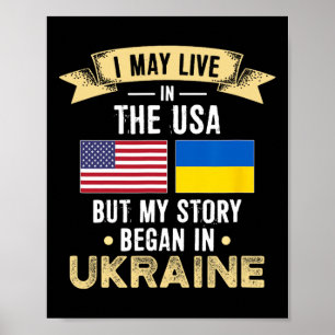 Min berättelse började i Ukraina Poster