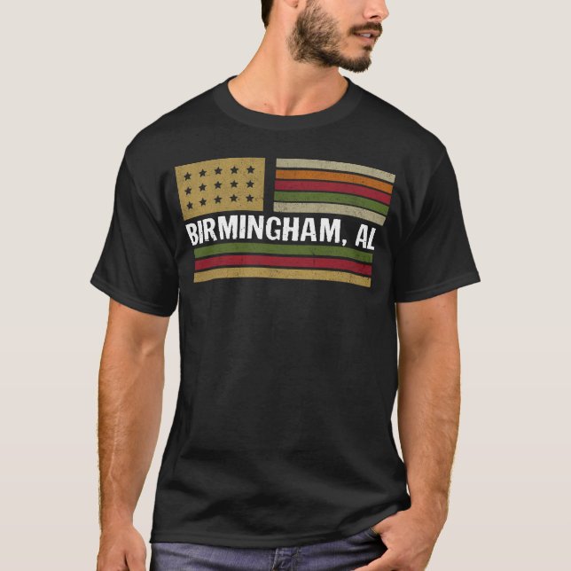 Min berättelse börjar i BIRMINGHAM AL T Shirt (Framsida)