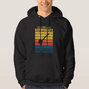 Min Berimbaus har är mer Strings än din Guitar Cap Hoodie