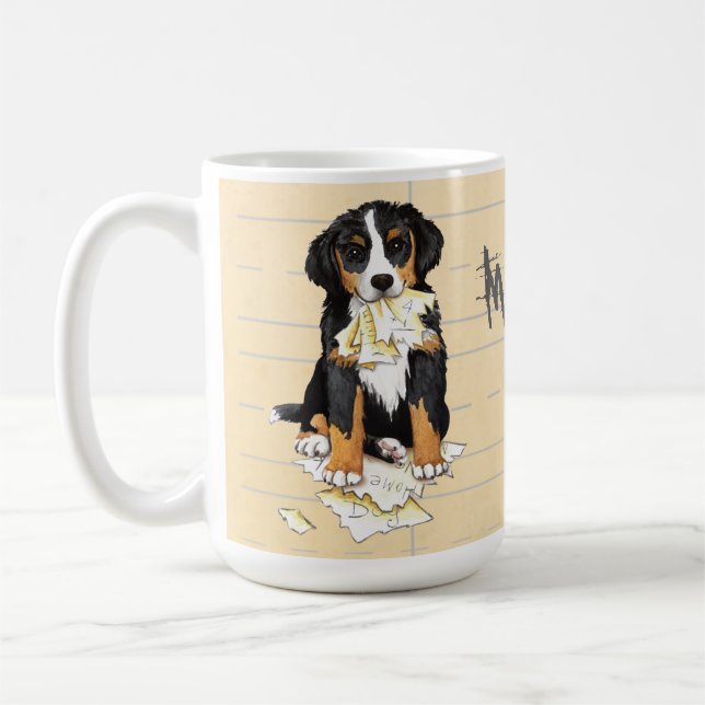 Min Berner Ate Min hemläxa Kaffemugg (Vänster)