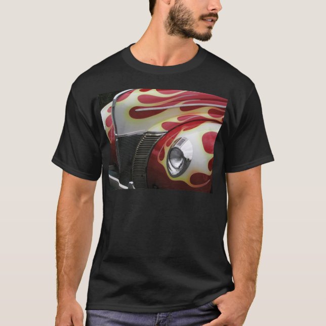 Min beställnings- hot rod t-shirt (Framsida)