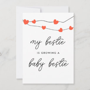 Min Bestie är en gravid Mamma att bli Gravid kort