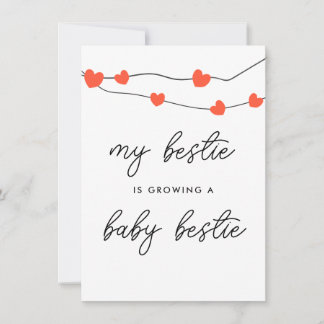 Min Bestie är en gravid Mamma att bli Gravid kort