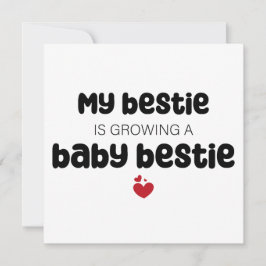 Min bestie odlar en bestie från baby inbjudningar