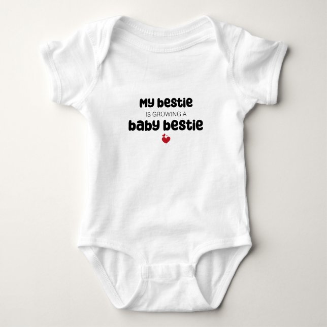 Min bestie odlar en bestie från baby t shirt (Framsida)