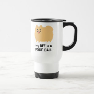 Min BFF är en luddboll - Rolig Pomeranian-design Resemugg