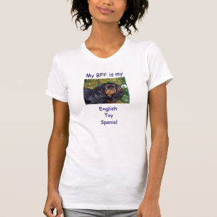 Min BFF är min Spaniel för den engelska leksaken T-shirt