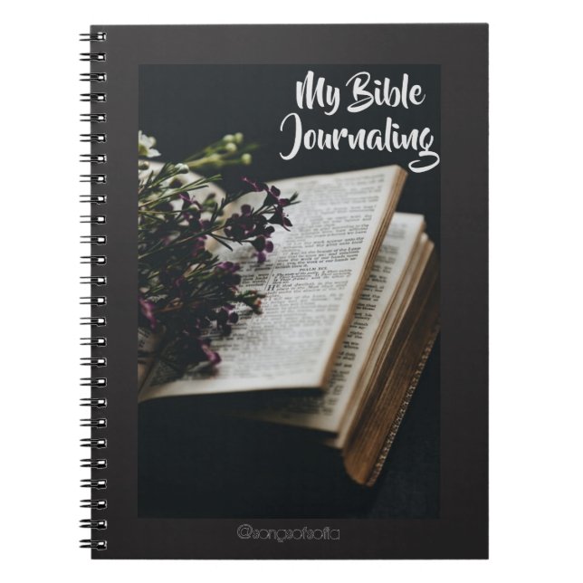 Min bibeljournalföring anteckningsbok (Framsidan)