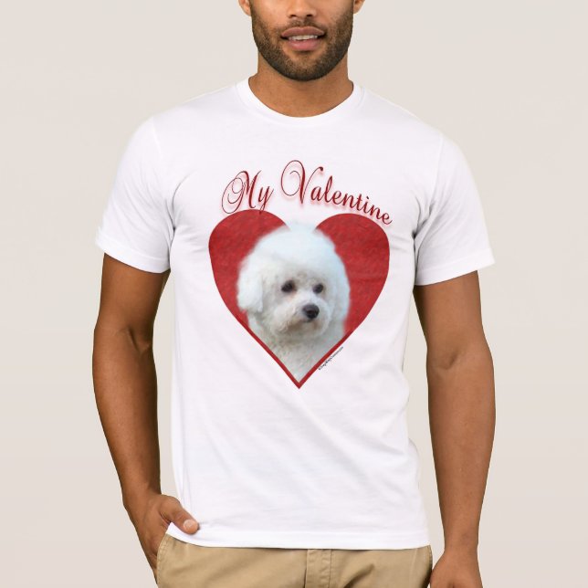 Min Bichon Frise Valentine Tröja (Framsida)
