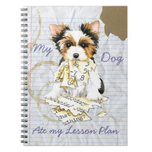 Min Biewer Terrier Ate Min Lesson Plan-antecknings Anteckningsbok