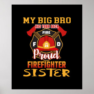 Min Big Bro har din bakåtstolta brandgator. Poster