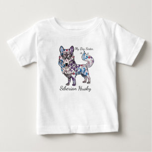 Min Big Sister är en Siberian husky Bodykostym T-shirt