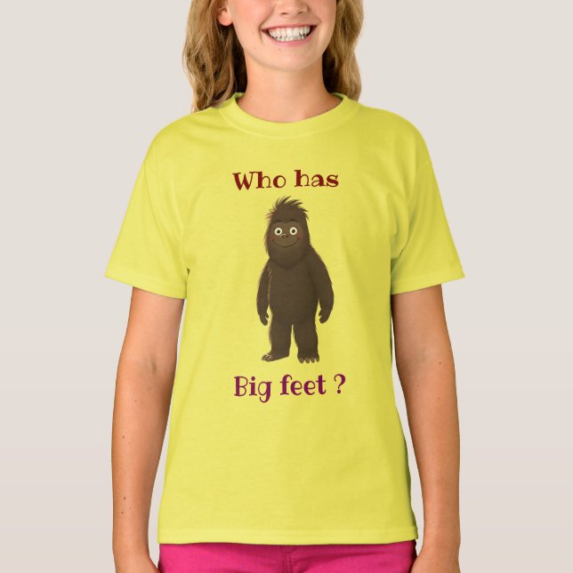 Min bigfoot t shirt (Framsida)