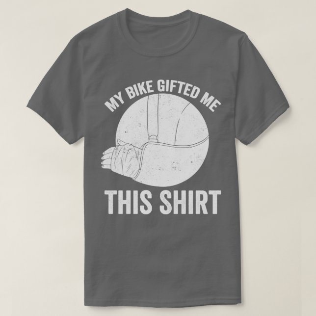 Min Bike gav mig den här Shirt Broken Arm T Shirt (Design framsida)