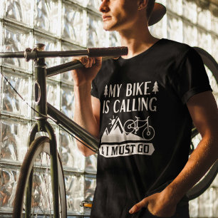 Min bike ringer och jag måste gå. t shirt