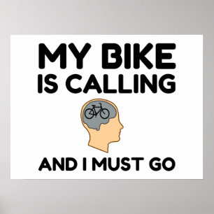 Min bike ringer poster