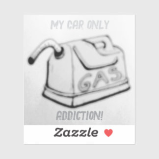 Min biltillgivenhet! klistermärken