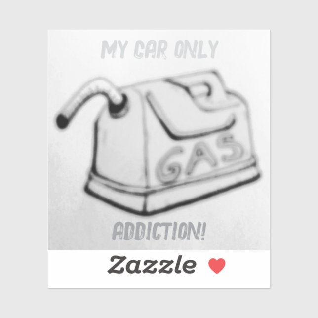 Min biltillgivenhet! klistermärken (Ark)