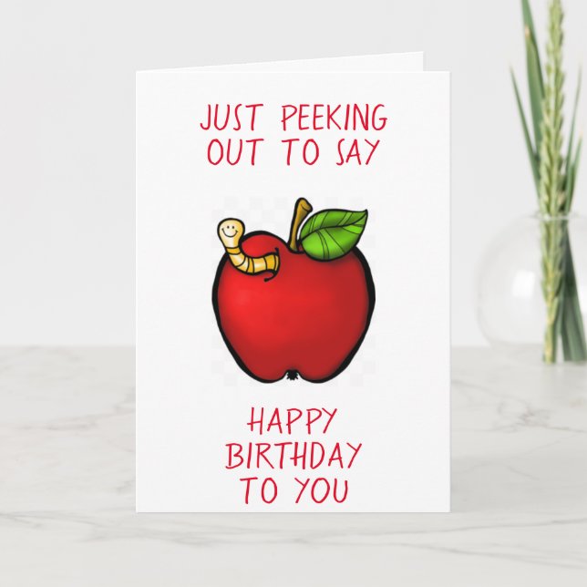 MIN BIRTHDAY ÄR HAPPIER BECUZ JAG  DEN MED "DU" KORT (Framsida)