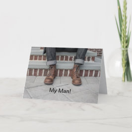 MIN BIRTHDAY-KORT FÖR HONOM TACK KORT