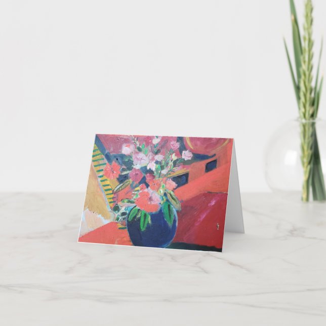 Min blå cachepunkt tack kort (Framsida)