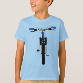min blå cykel t shirt