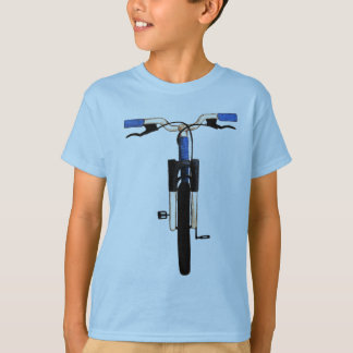 min blå cykel t shirt
